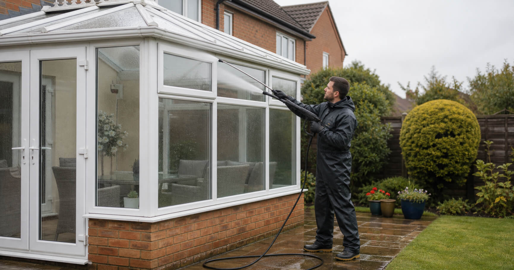 Conservatory Jet Washing London
