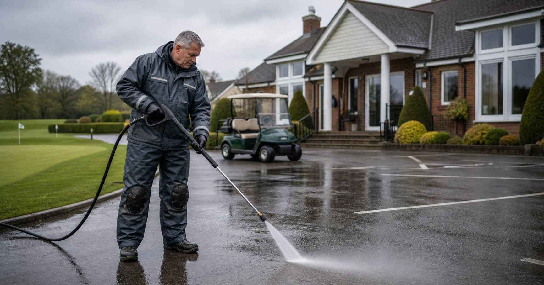 Golf Club Jet Washing London