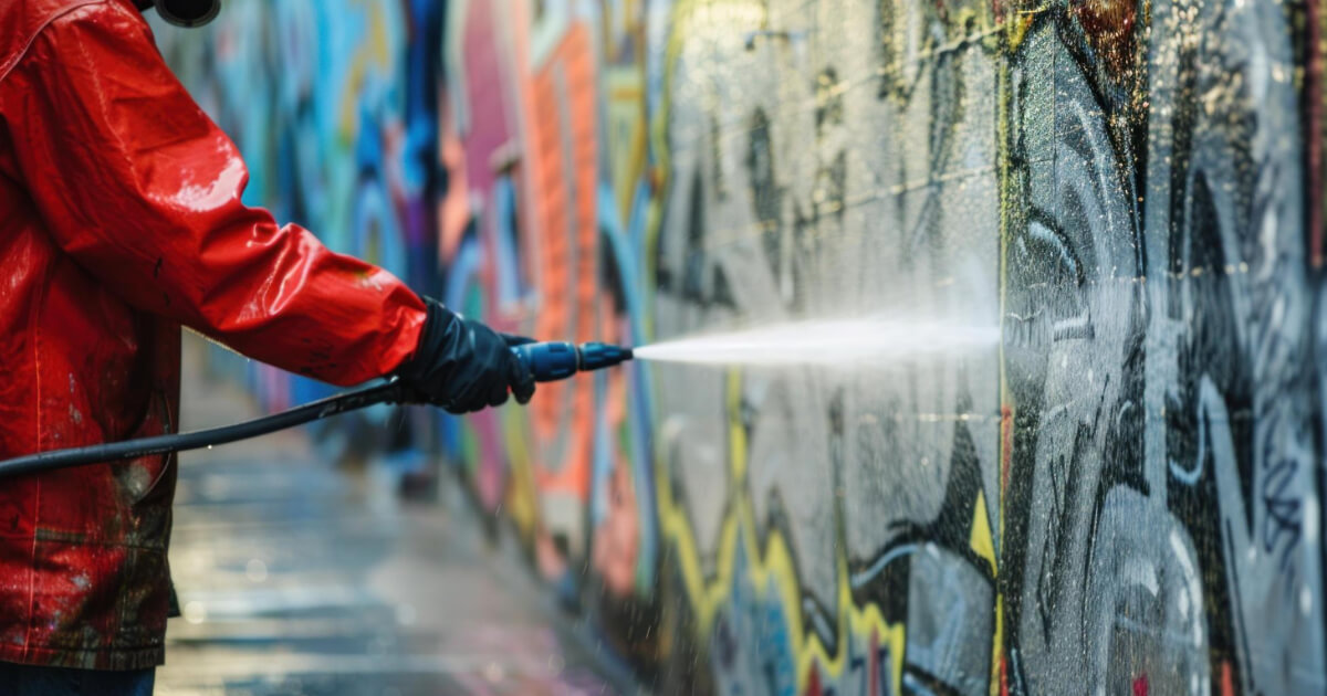 Graffiti Jet Washing London